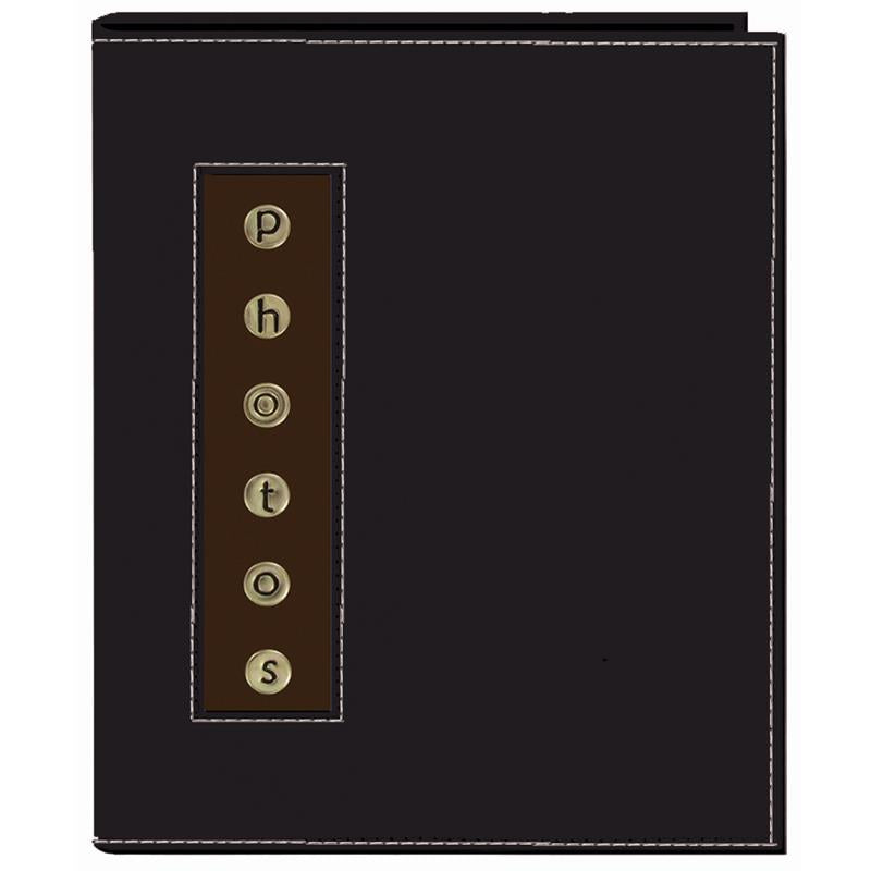 Pioneer Metal Buttons 4x6 Leatherette 36 Photo Brag Book - CMB-46