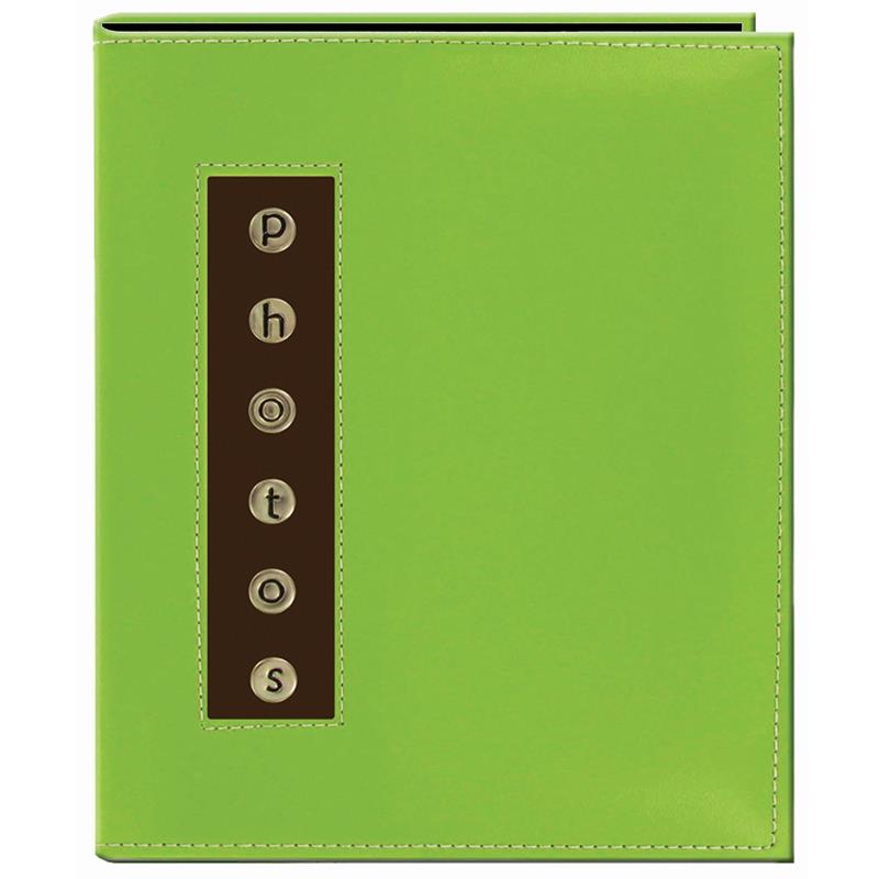Pioneer Metal Buttons 4x6 Leatherette 36 Photo Brag Book - CMB-46