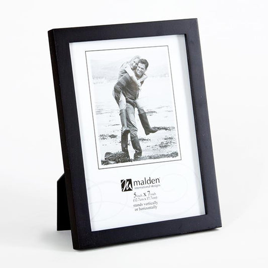 Malden 5x7 black wood ready made picture frame - 6416-57