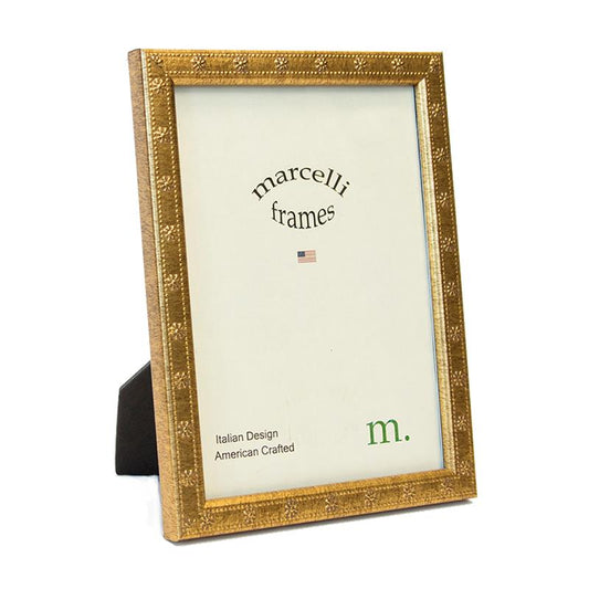 Marcelli 4 x 6 gold ready made picture frame - style 10746