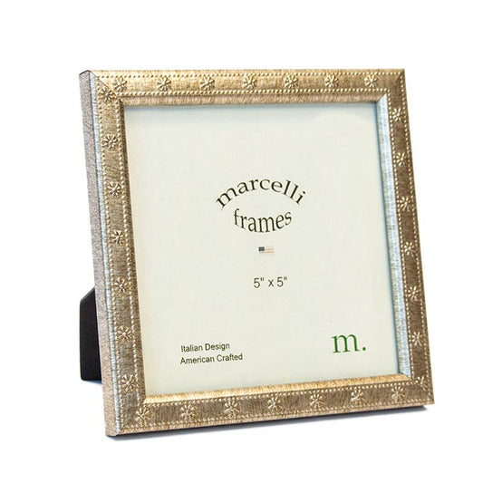 Marcelli 5 x 5 silver ready made picture frame - style 10855