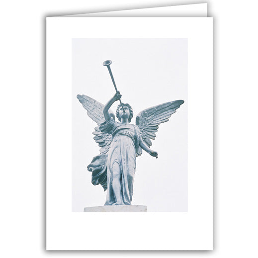 Helen Eddy photo card - Angel with Trumpet - Item 100D-1370-3A