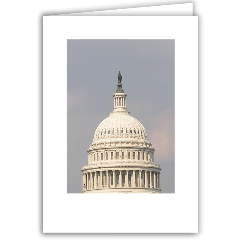 Helen Eddy photo card - Capitol Building with Clouds - Washington DC - Item 103d-32