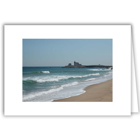 Helen Eddy photo card - Beavertail Lighthouse, Jamestown, RI - Item 141d-73