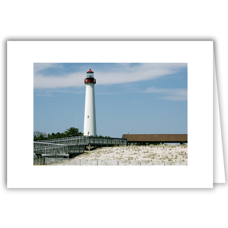 Helen Eddy photo card - Lighthouse Cape May - Cape May - Item 144d-11