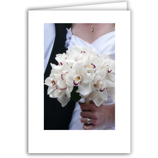 Helen Eddy photo card - Bride and Bouquet - Item 146D-36