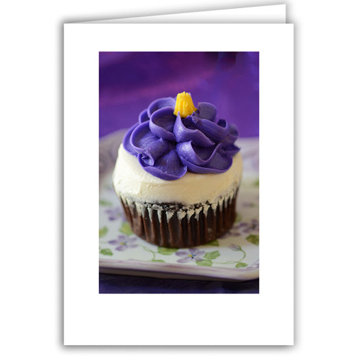 Helen Eddy photo card - Cupcake Purple - Item 168D-49