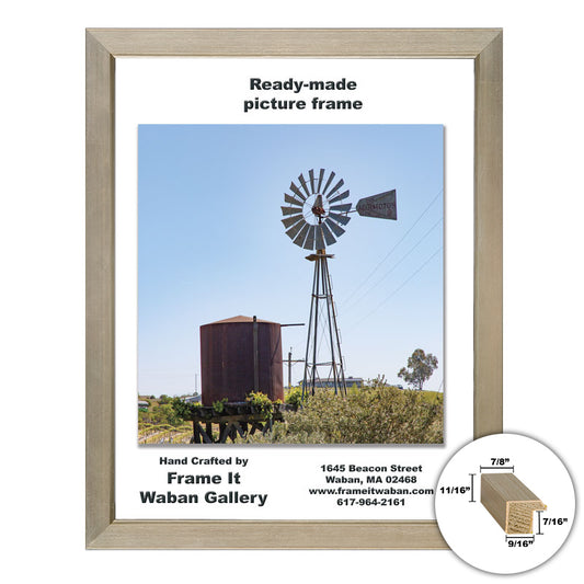 Waban Collection silver 11x17 picture frame - style 176B