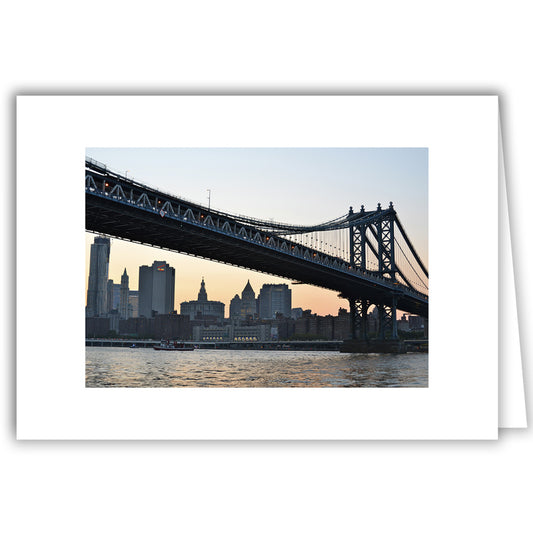 Helen Eddy photo card - Manhattan Bridge, NY - Item 199d-96