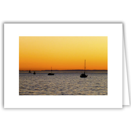 Helen Eddy photo card - Orange Sky Sails Down - Item 269D-48