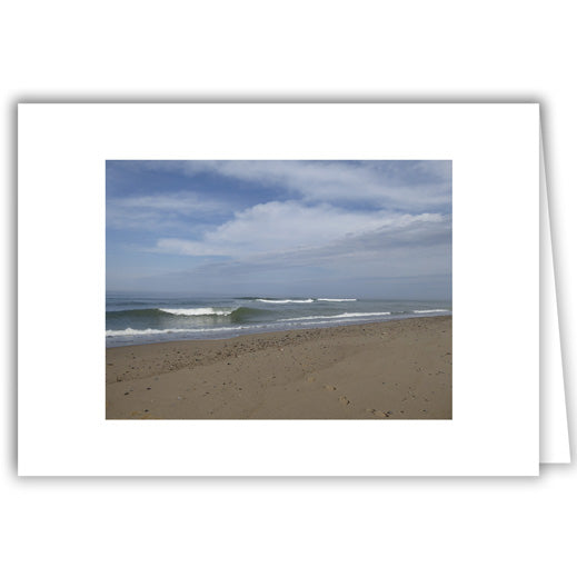 Helen Eddy photo card - Rolling Waves on Beach - Item 278D-76