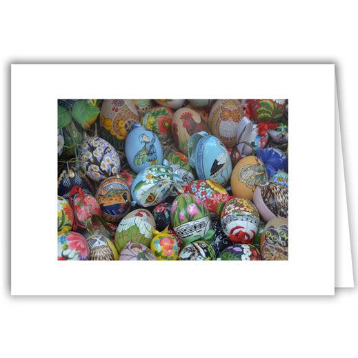 Helen Eddy photo card - Decorated Eggs - Item 285D-64