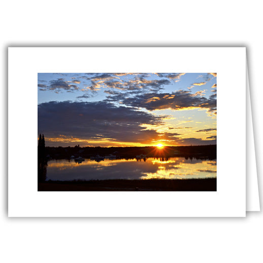 Helen Eddy photo card - Maine Sunset - Item 294D-60