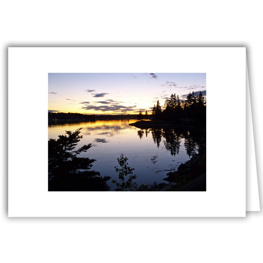 Helen Eddy photo card - Sunset Bass Harbor, Maine - Item 294D-80