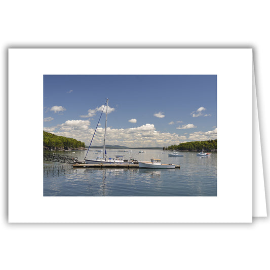 Helen Eddy photo card - Dock, Bar Harbor, ME - Item 294d-38