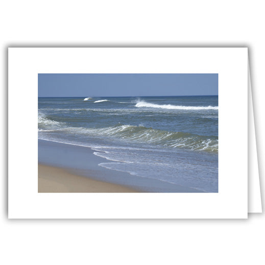 Helen Eddy photo card - Beach with Waves - Cape Cod - Item 296D-41