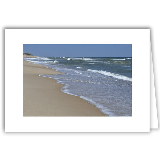 Helen Eddy photo card - Beach with Surf - Cape Cod - Item 296D-46
