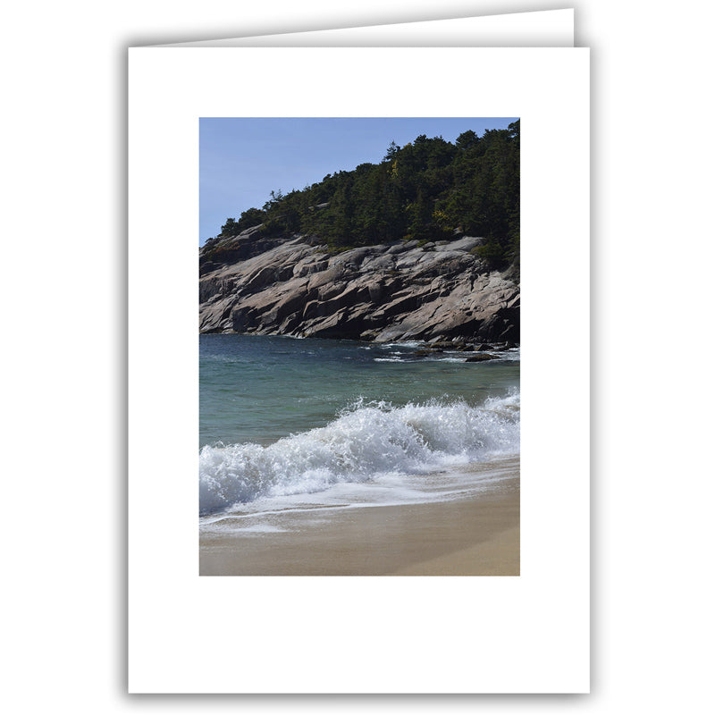 Helen Eddy photo card - Sand Beach, Acadia National Park - Item 311d-04