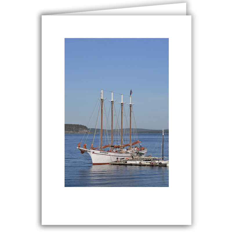 Helen Eddy photo card - Schooner Margaret Todd, Bar Harbor, ME - Item 311d-39