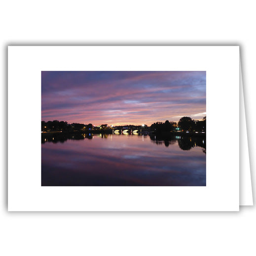 Helen Eddy photo card - Anderson Memorial Bridge, Harvard Square - Item 323D-82