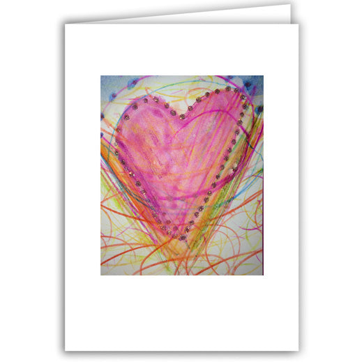 Helen Eddy photo card - Ecstatic Heart - Item 323D-95