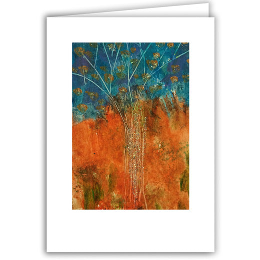 Helen Eddy photo card - Autumn Tree - Item 325D-48