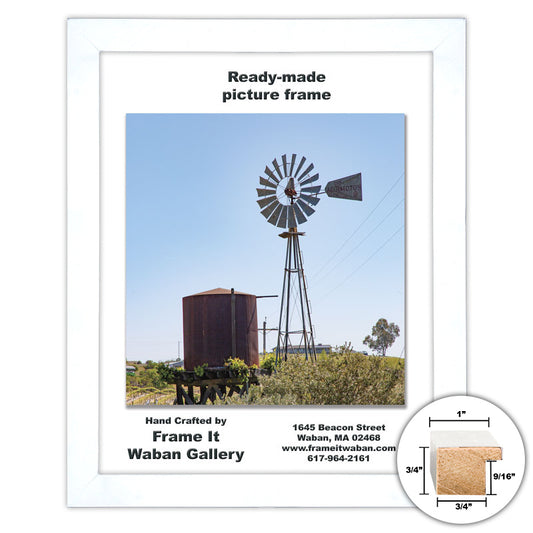 Waban Collection white 11x17 picture frame - style 328