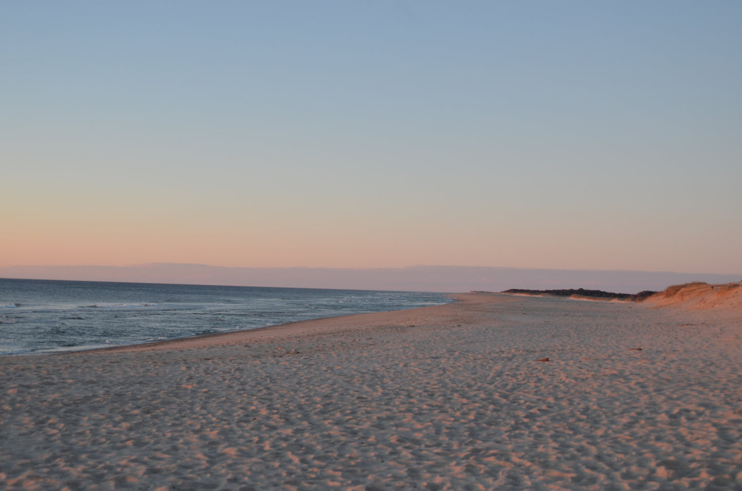 Helen Eddy photo card - Nantucket Sunset on Beach - Item 330D-39