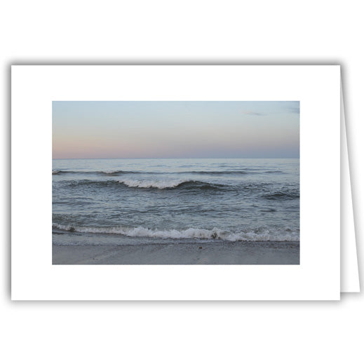 Helen Eddy photo card - Waves and Beach After Sunset - Cape Cod - Item 331D-60