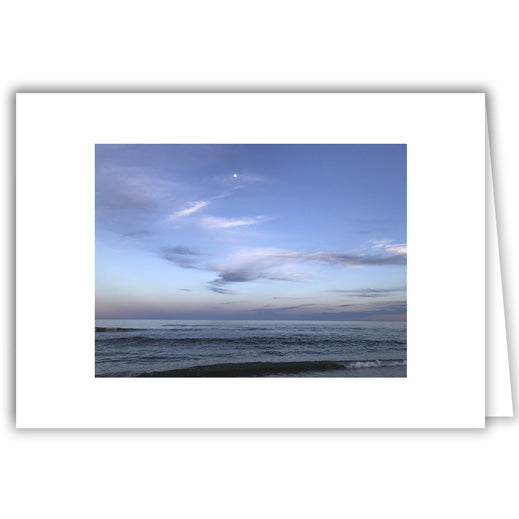 Helen Eddy photo card - Moon Over the Beach (H) - Cape Cod - Item 331D-94