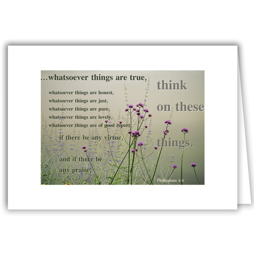 Helen Eddy photo card - …whatsoever things are true - Item 50D-1201-18w