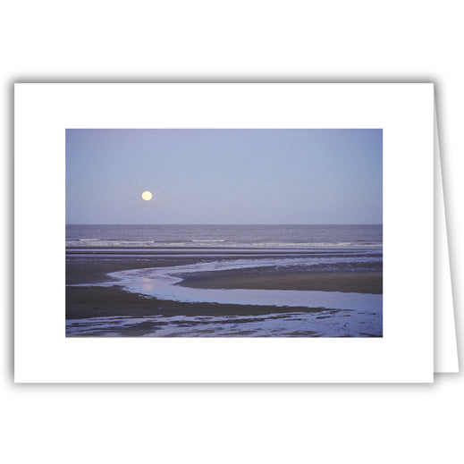 Helen Eddy photo card - Beach Moonrise Baja - Item 50D-1216-17A