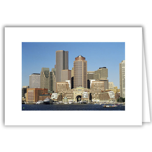 Helen Eddy photo card - Rowes Wharf - Item 50D-1247-19A