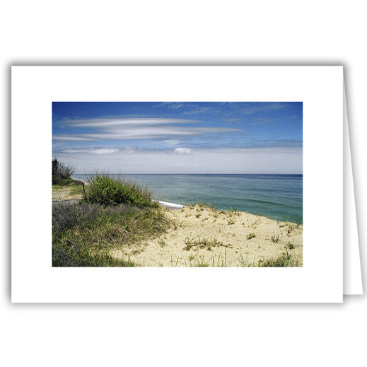 Helen Eddy photo card - Dune and Sand Looking Out - Cape Cod - Item 50D-1398-7