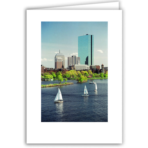 Helen Eddy photo card - Back Bay Skyline (V) - Item 50D-614-4