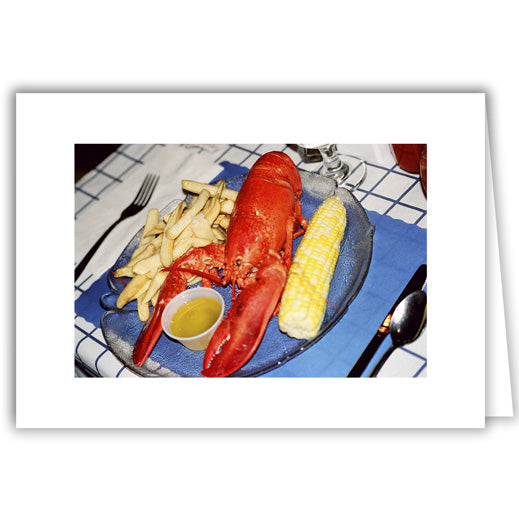 Helen Eddy photo card - Lobster Dinner - Item 50D-645-31