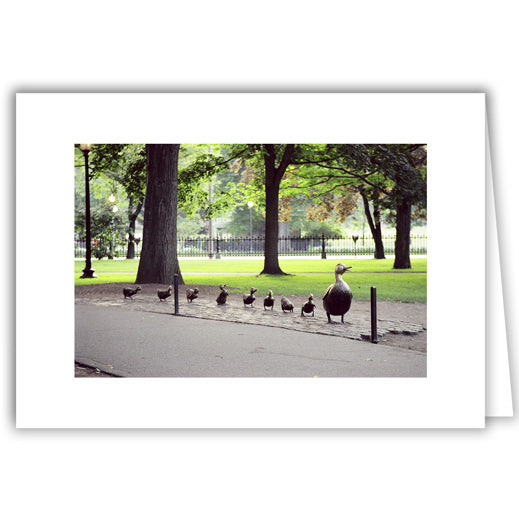 Helen Eddy photo card - Make Way for Ducklings (H) - Item 50D-740-18A