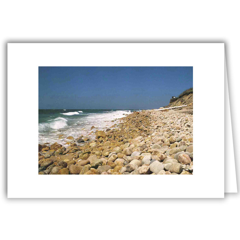 Helen Eddy photo card - Rocky Shore, Block Island, RI - Item 1095-9