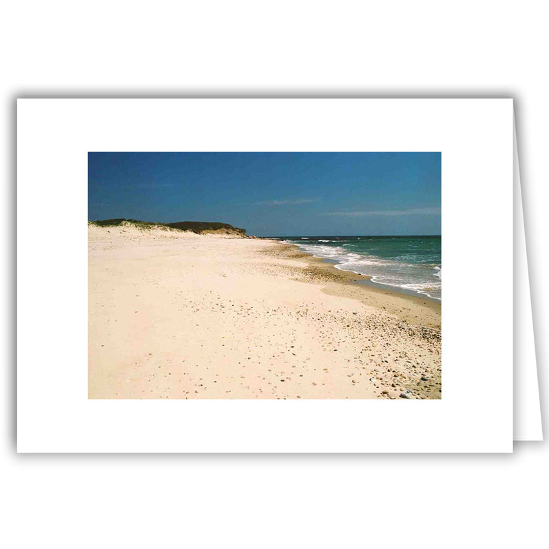 Helen Eddy photo card - That's a Lot of Beach, Block Island, RI - Item 1096-29A
