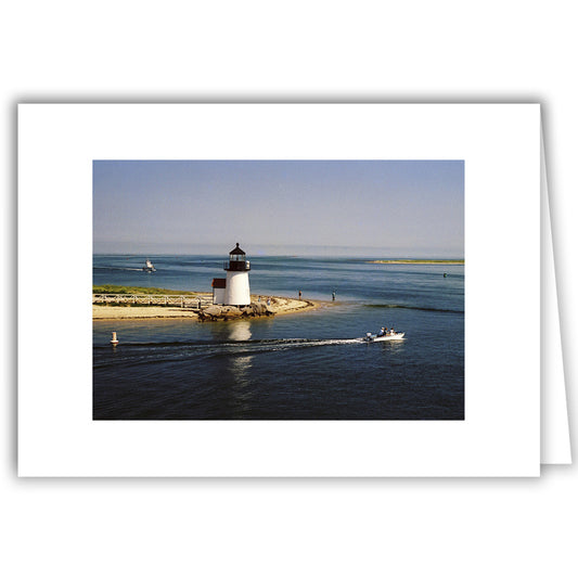 Helen Eddy photo card - Brant Point Light, Nantucket, MA - Item 1195-10A