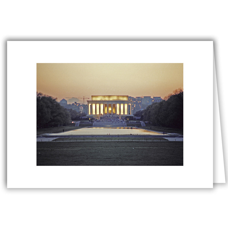 Helen Eddy photo card - Lincoln Memorial - Washington DC - Item 50d-392-26A