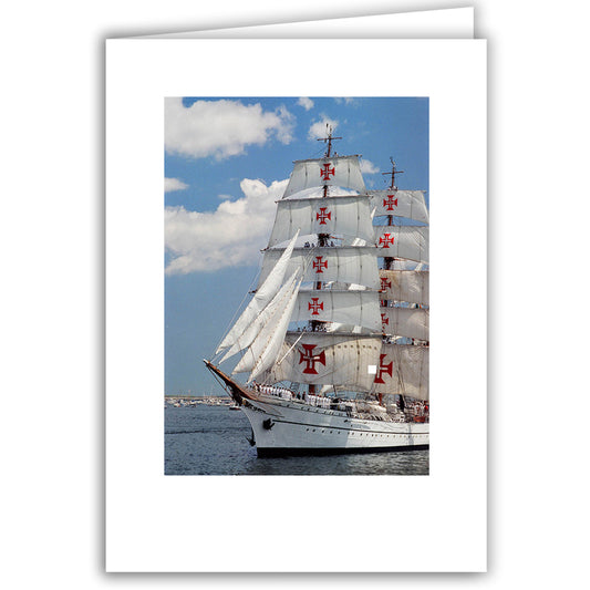 Helen Eddy photo card - Tall Ship  - Item 50D-730-27
