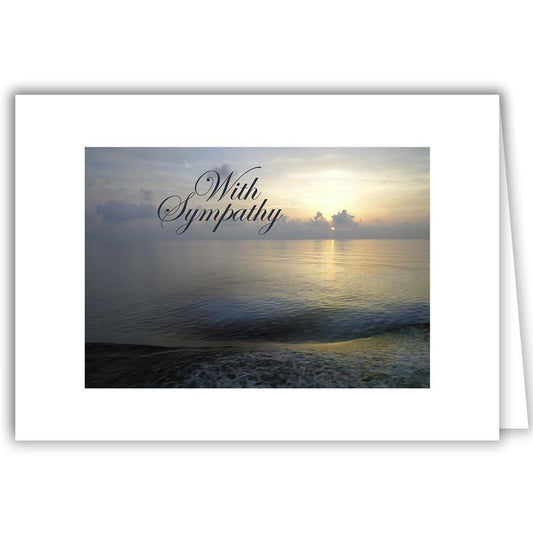 Helen Eddy photo card - With Sympathy Grey Sunset - Item 59D-64