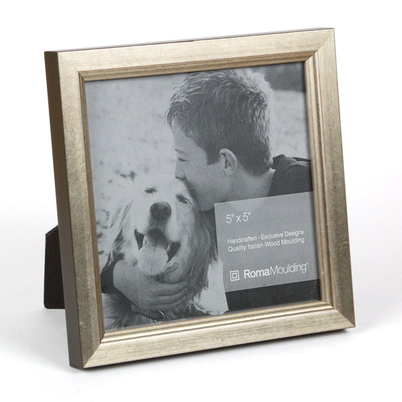 Roma 5x5 Eleganza silver ready made picture frame - style 31754-55