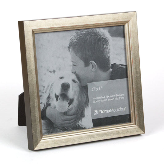 Roma 5x5 Eleganza silver ready made picture frame - style 31754-55