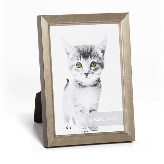 Roma 4x6 Eleganza silver ready made picture frame - style 31754-46