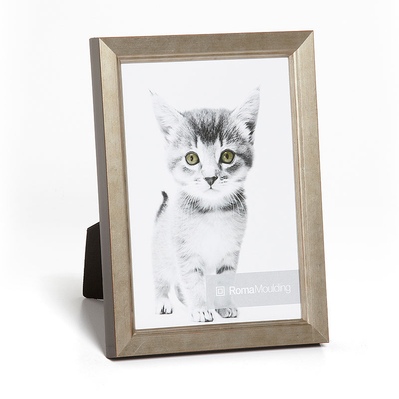 Roma 8x10 Eleganza silver ready made picture frame - style 31754-810