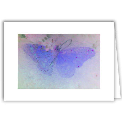 Helen Eddy photo card - Purple Butterfly - Item 93D-86