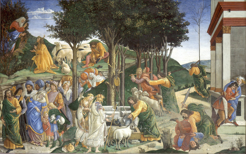 Eventos de la Vida de Moisés by Sandro Botticelli