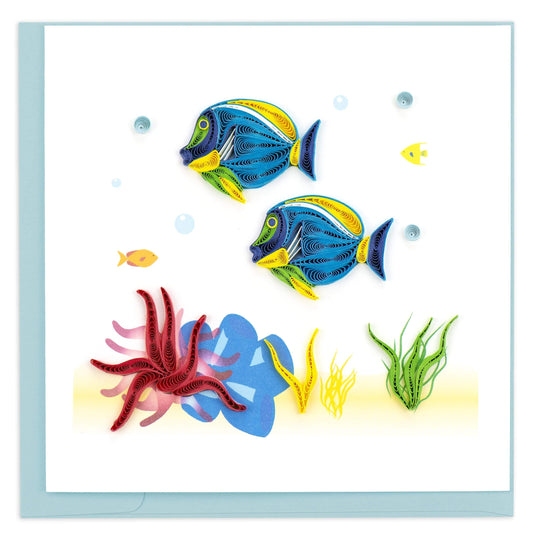 Quilling Card  "Colorful Fish" style BL1003